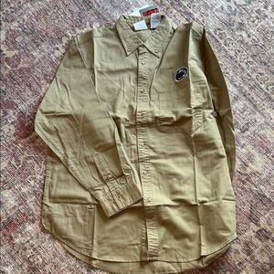 Pro Edge Olive Button Down Shirt